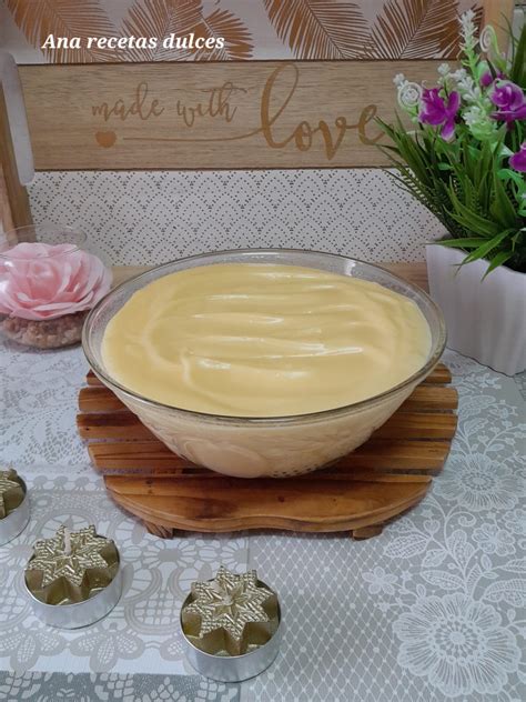 Crema Pastelera De Limón Muy Fácil De Hacer Ana Recetas Dulces