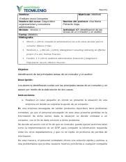 Act Diagnostico Org Docx Reporte Nombre Emiliano Mora Cervantes