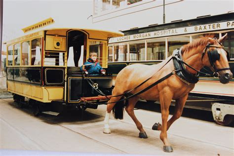 Horse Drawn Tramcar No 8 A Static Exhibit At The National Tram Museum