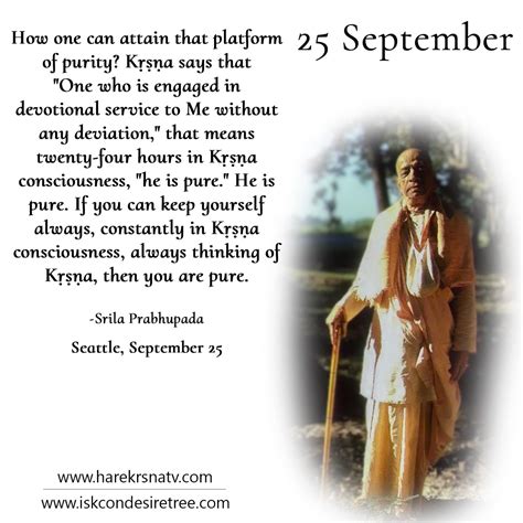 September Spiritual Quotes By Iskcon Desire Tree