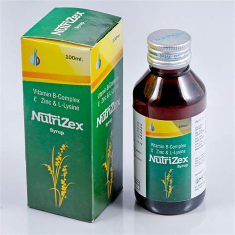 Vitamin B Complex C Zinc And L Lysine Syrup Packaging Type Bottle At