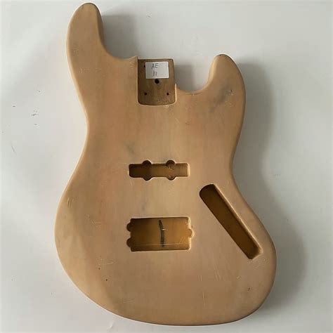 4 String Unfinished Bass Guitar Body Project Fit Jazz Bass Reverb