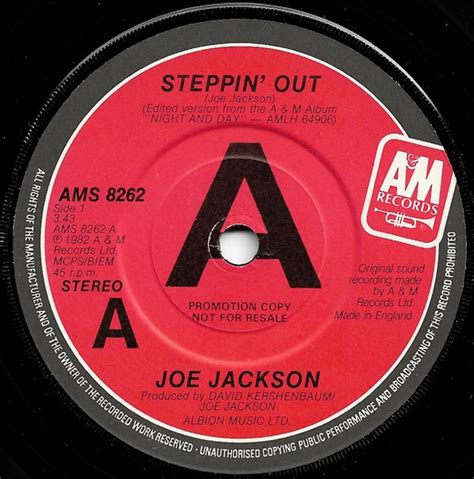 Joe Jackson - Steppin' Out (1982, Vinyl) | Discogs