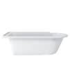 Burlington Hampton Freestanding 750mm Wide White Shower Bath