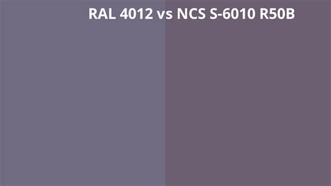 Ral 4012 Vs Ncs S 6010 R50b Ral Colour Chart Uk