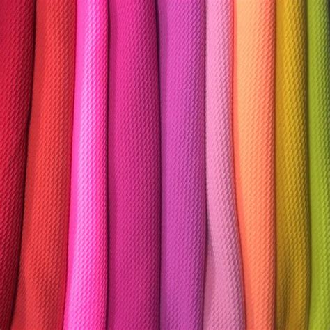 Plain Dyed Polyester Spandex Solid Fabric Bullet Knit Fabric Base