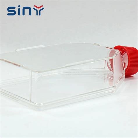 Sterile Vented Cell Culture Flask With Filter Cap Blood Collection
