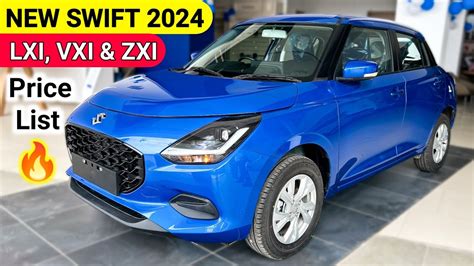 2024 Maruti Suzuki Swift All Models Price List Lxi Vxi Zxi And Zxi