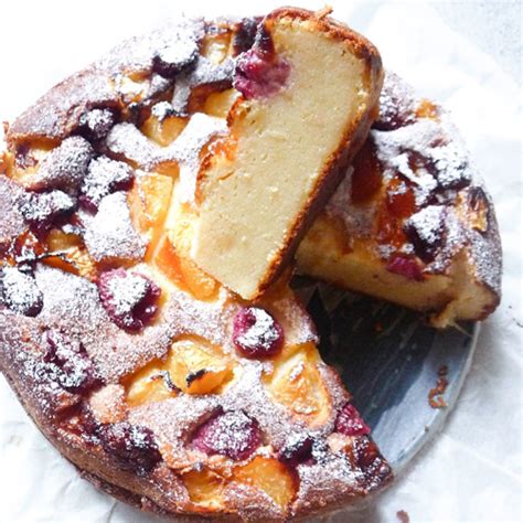 Stone Fruit Raspberry Ricotta Cake Fairleys SUPA IGA Shepparton