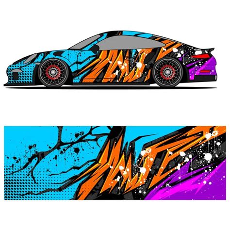 100,000 Racing graphic wrap Vector Images | Depositphotos