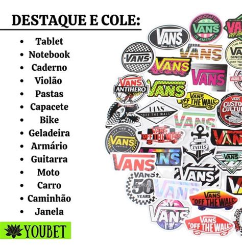 Adesivos Skate Kit 50 Peças Bike Skate Surf Caderno Brinde MercadoLivre