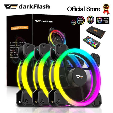 Darkflash Caso Do Computador Fan Kit Ventiladores De Refrigera O Cpu