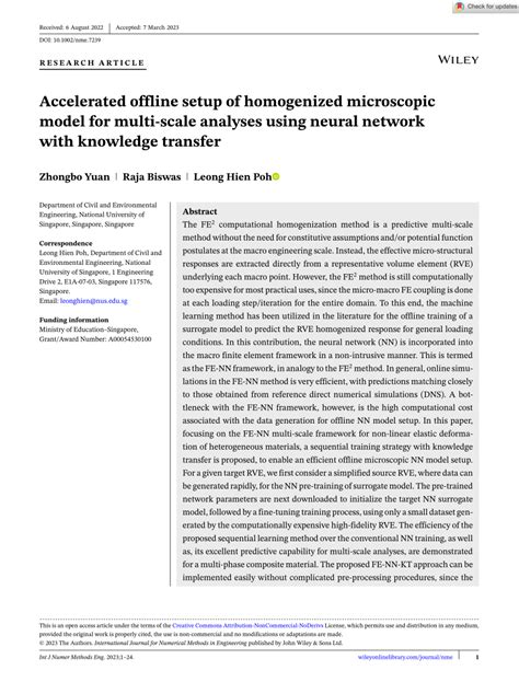 PDF Accelerated Offline Setup Of Homogenized Microscopic Model For