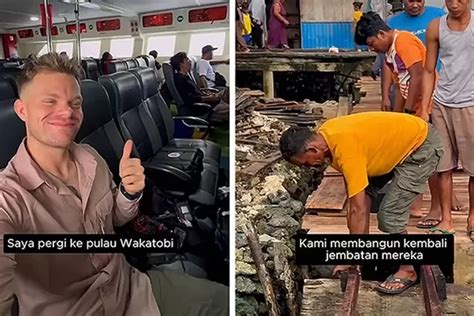 Kisah Inspiratif Bule Denmark Perbaiki Jembatan Di Wakatobi Halo Jember