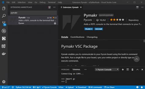 Micropython Visual Studio Code As Ide Lemariva Tech