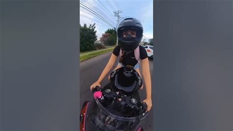 Girl Rider 👀 Cute Girl Reaction 🥰 No Kawasaki Z1000 Ninja Zx10r Viral Zx50r Zx10r Z1000