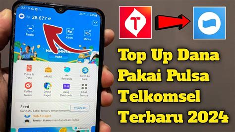 Cara Top Up Dana Pakai Pulsa Telkomsel Terbaru 2024 Isi Saldo Dana