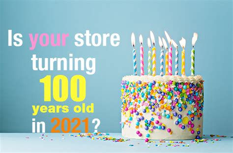 Is Your Store Turning 100 In 2021