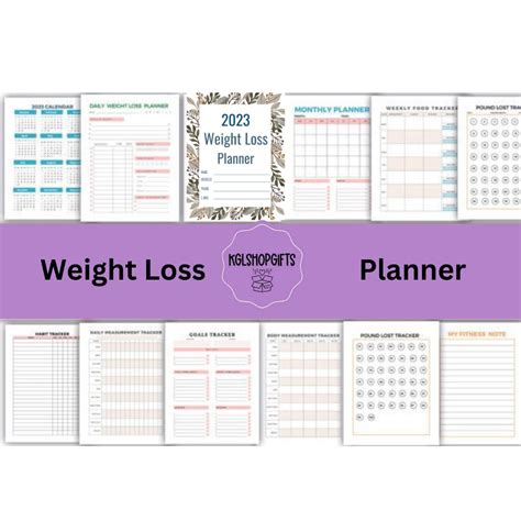 Weight Loss Planner 2023 - Etsy