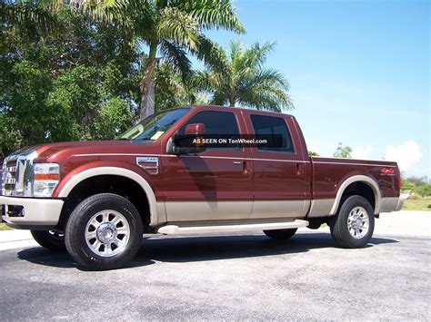 2008 Ford F 250 King Ranch Crew Cab 4x4 Florida Truck Dvd Player