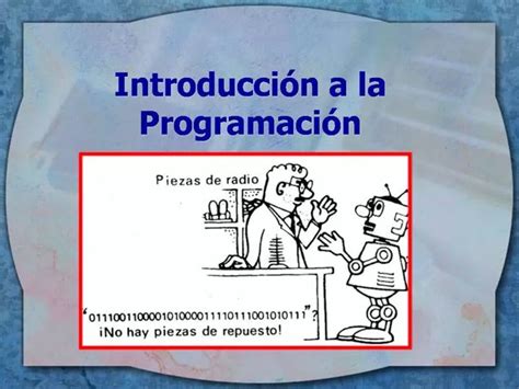 PPT Introducci N A La Programaci N PowerPoint Presentation Free