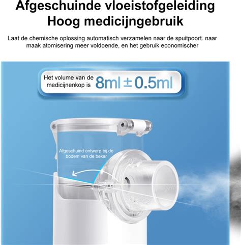 Bolture Aerosoltoestel Ultrasone Vernevelaar Inhalator