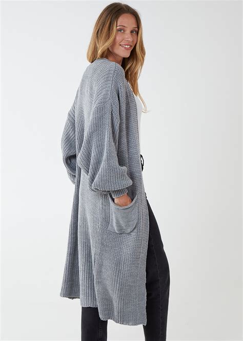 Edge To Edge Knitted Long Cardigan Matalan