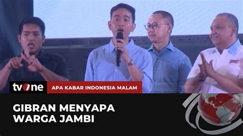 Gibran Ajak Pendukungnya Tenang Atas Isu Miring Akim Tvone Youtube