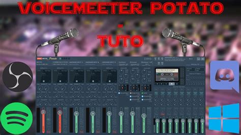 Tuto Configurer Voicemeeter Potato Windows Discord Obs Spotify