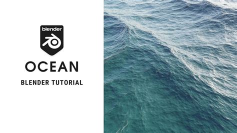 Realistic Ocean In Blender Blender Tutorial YouTube