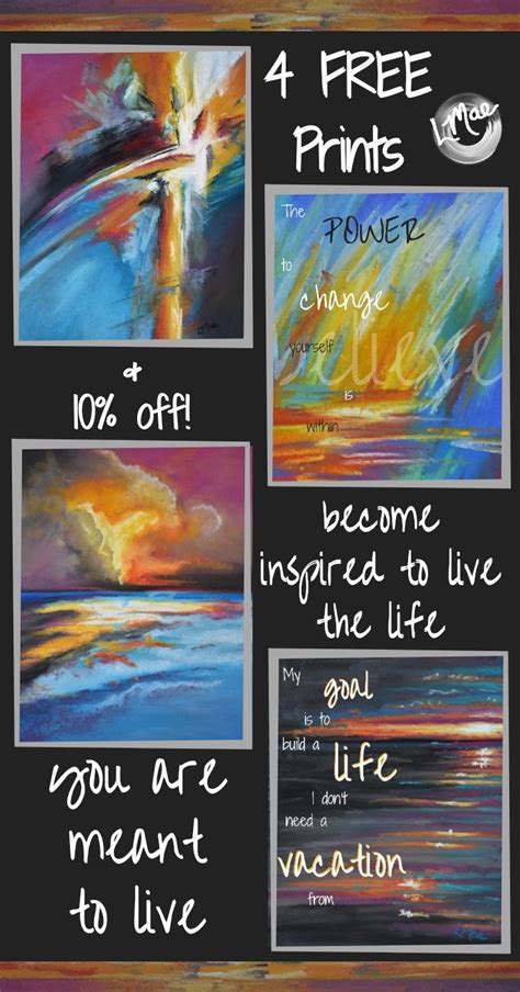 Free Guide Lisa Mae Art Paintings To Inspire And Delight Free Prints Encouragement Quotes