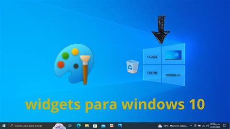 C Mo Poner Widgets En Windows Youtube