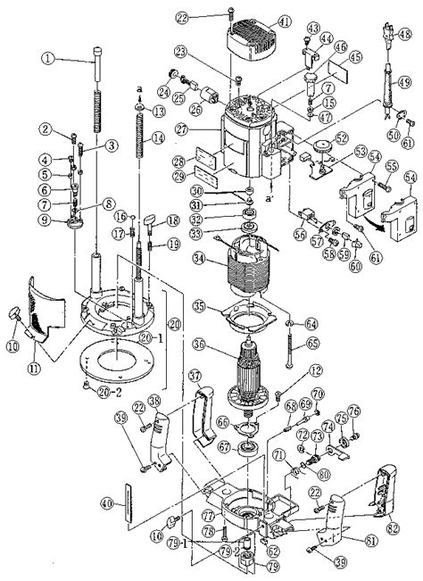 Ryobi Router Parts Model Re600 Sears Partsdirect