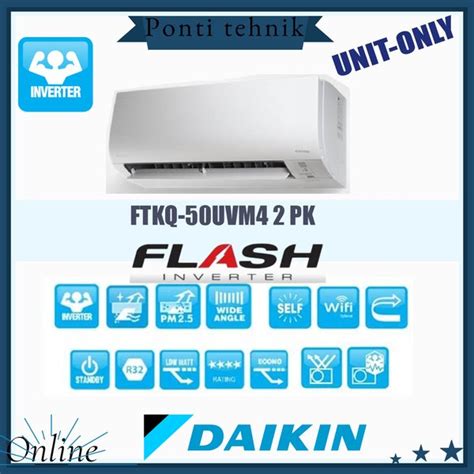 Jual Ac Daikin Inverter Ftkq Uvm Pk Hanya Unit Di Lapak Ponti