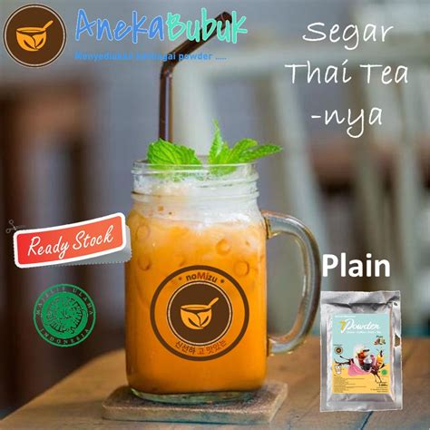 Bubuk Minuman PLAIN Thai Tea 1kg Serbuk Minuman Thai Tea Bubuk Thai