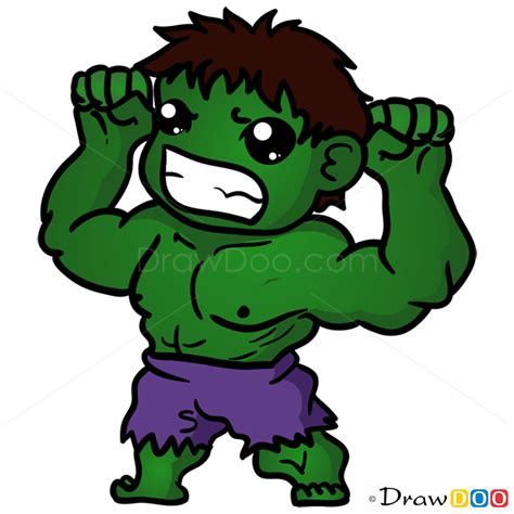 How to Draw Hulk, Chibi