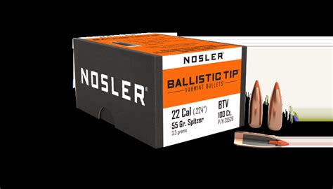 Nosler 22 Cal 55gr Ballistic Tip Varmint Bullets (100) | Outdoor and ...