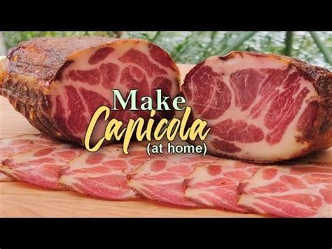 Easy Way To Make Dry Cured Italian Capicola At Home Dry Curing Meats