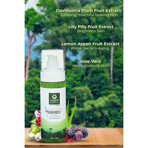 Buy Organic Harvest Activ Rainforest Face Cleanser 100 Ml Online At