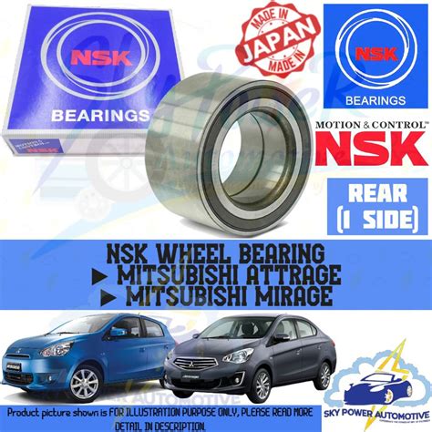 MITSUBISHI ATTRAGE MIRAGE NSK WHEEL BEARING REAR Shopee Malaysia