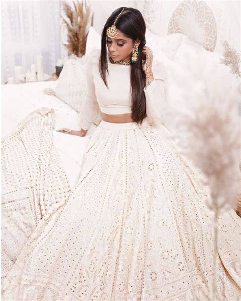 43 Chikankari Lehenga that Inspire Poetry | Your style statement