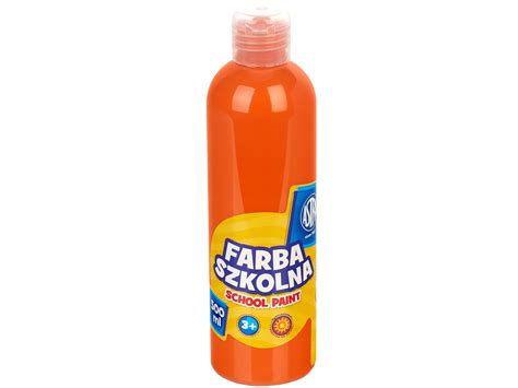 FARBA SZKOLNA ASTRA PLAKATOWA 500ML POMARAŃCZOWA 8827467860 Allegro pl