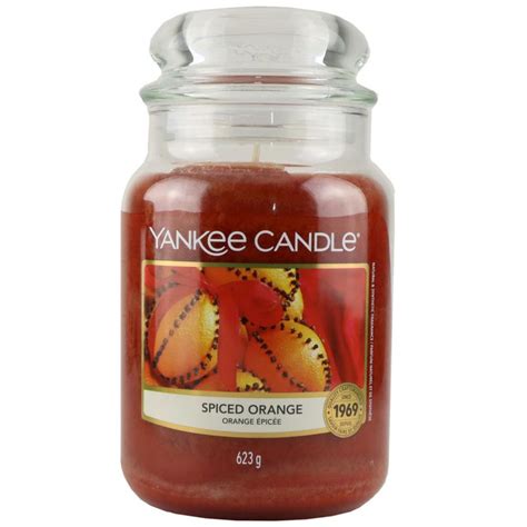 Yankee Candle Duftkerze Spiced Orange Im Glas Jar G