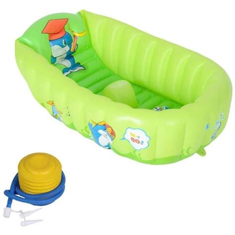 Baignoire Gonflable pour Bébé Cuve Piscine pour Été aignoire Anti