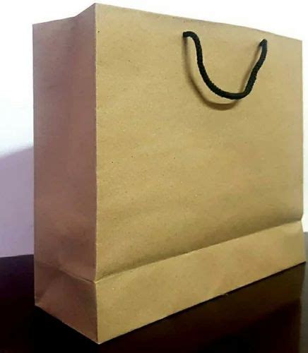 Brown Paper Carry Bags For Shopping Capacity 5kg At Rs 22 In Hyderabad