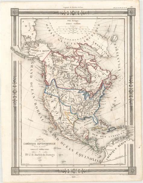 Carte De L Amerique By Barbie Du Bocage Ca