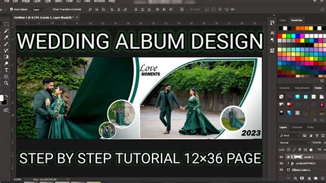 Wedding Album Design In Photoshop Tutorial Step By Step Design