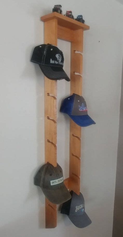 Woodstock Hat Rack For Baseball Cap Storage 2 Rows Wide Store 16