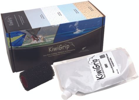 Kiwigrip Anti Slip Deck Coating Quart Grey 730 Kg10121r