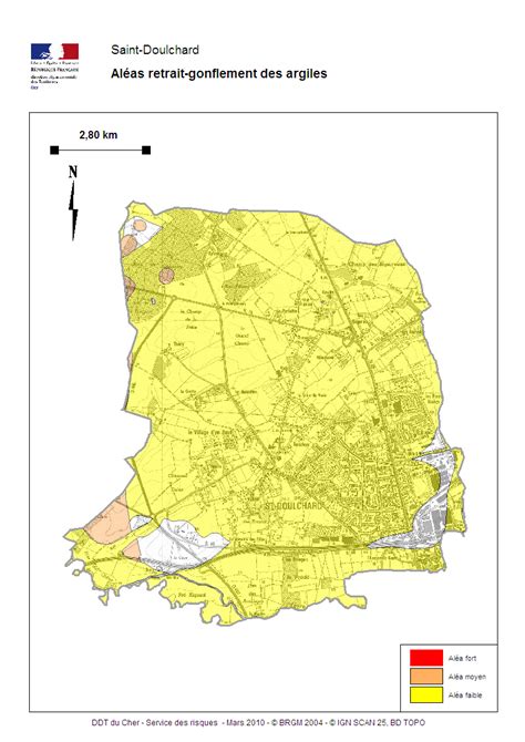 Saint Doulchard DDRM Dossier départemental des risques majeurs